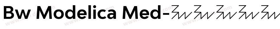 Bw Modelica Med字体转换